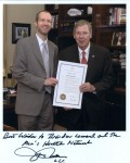 Sen. Isakson (GA) + MHN's Brandon Leonard - Georgia MHW