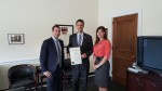 Cong. John Sarbanes (MD) + MHN's Sam Mayper and Ana Fadich - Baltimore, MD MHW